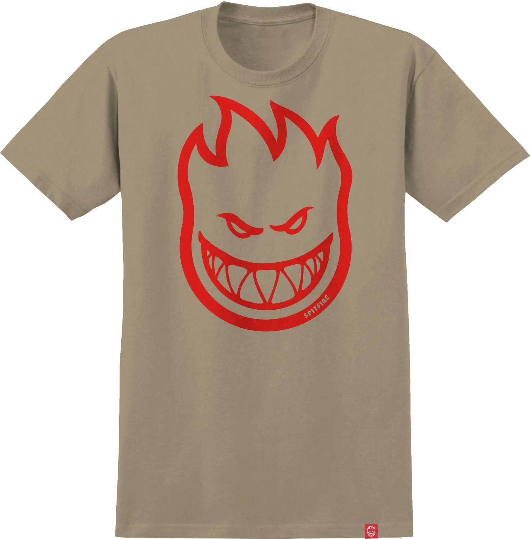 SPITFIRE Bighead Tee Sand/Red