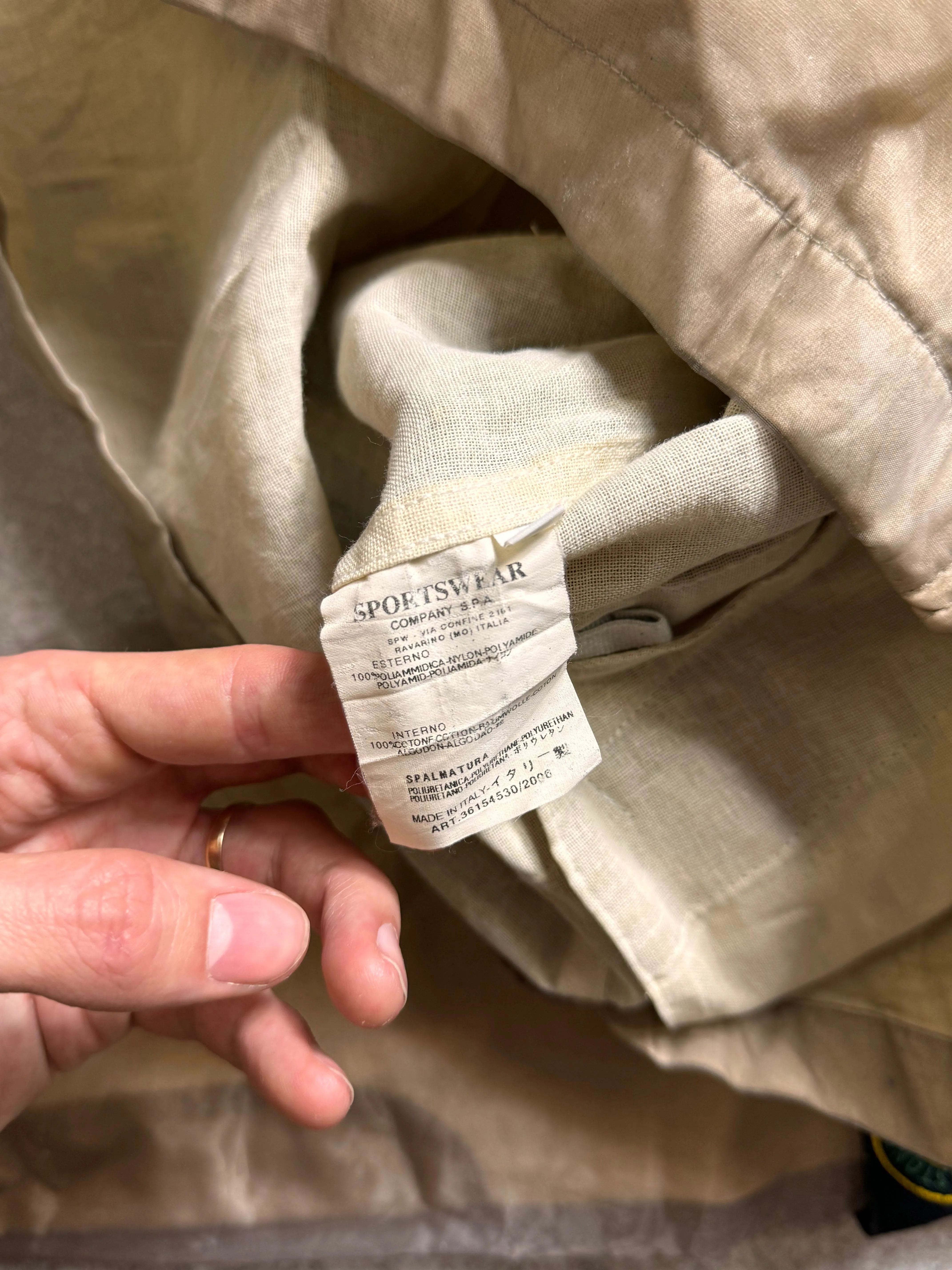 S/S 2002 Stone Island Monofilament Multi-Pocket Jacket