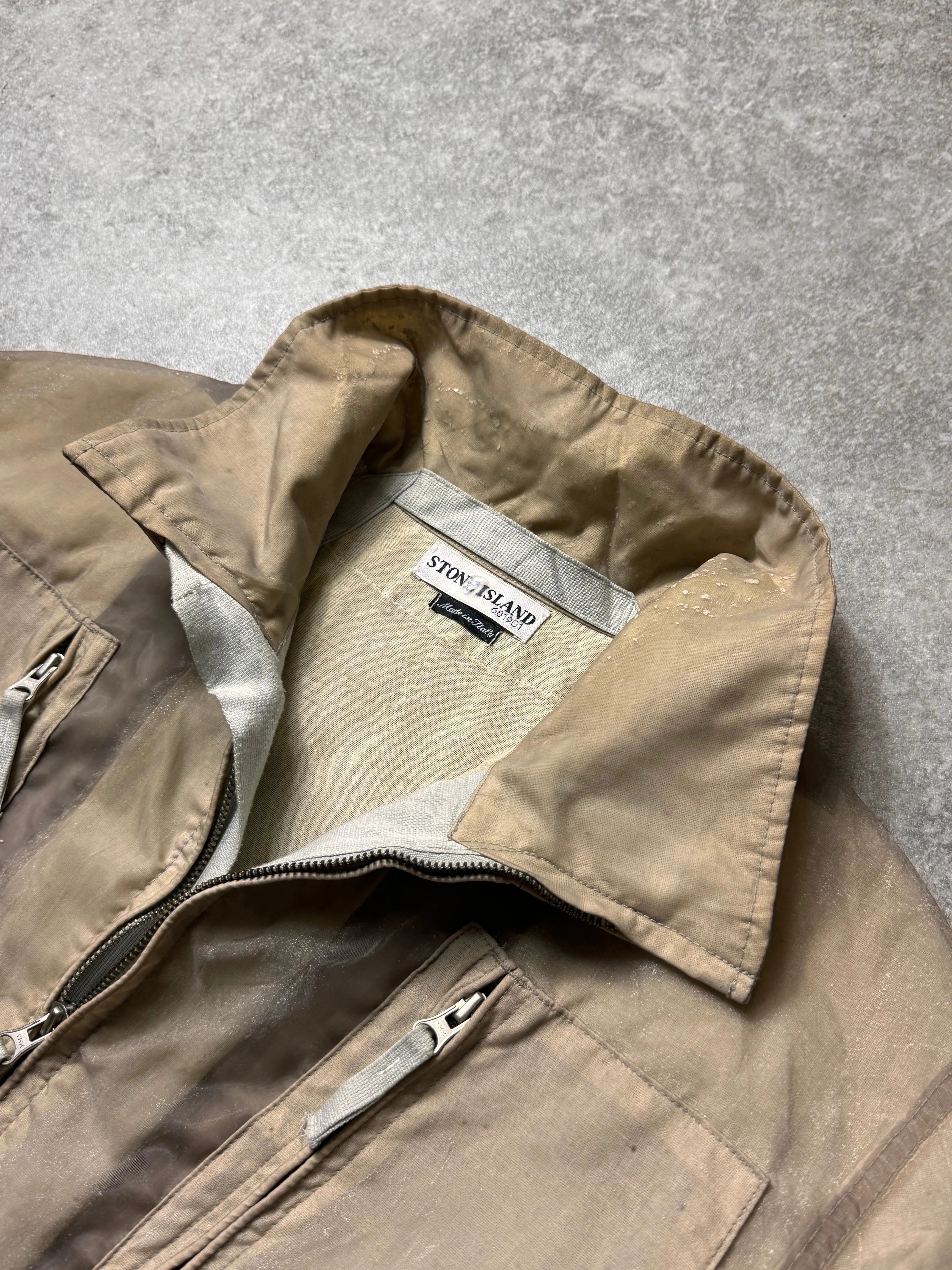 S/S 2002 Stone Island Monofilament Multi-Pocket Jacket