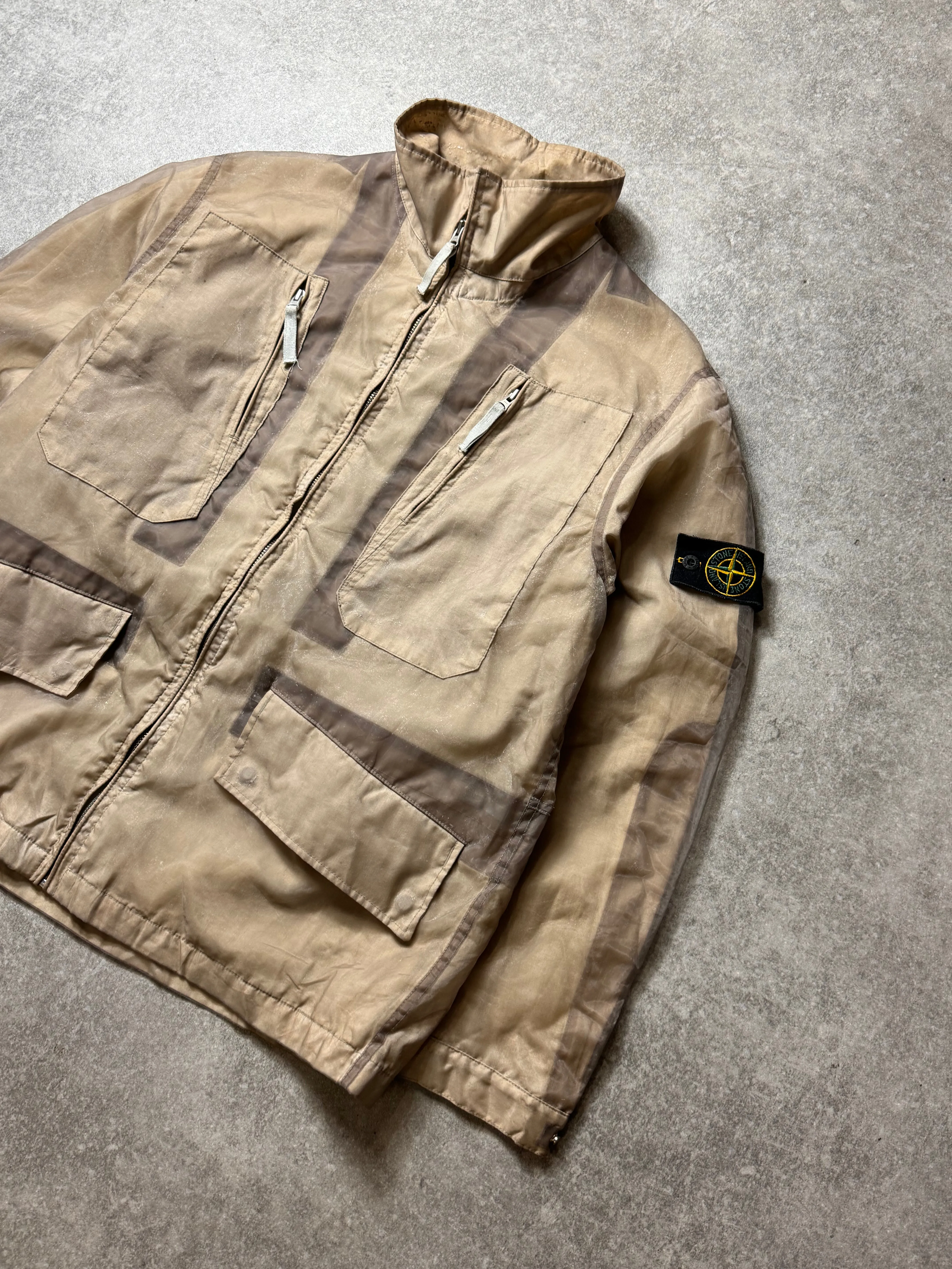S/S 2002 Stone Island Monofilament Multi-Pocket Jacket