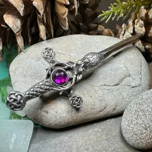 Stag Sword Kilt Pin
