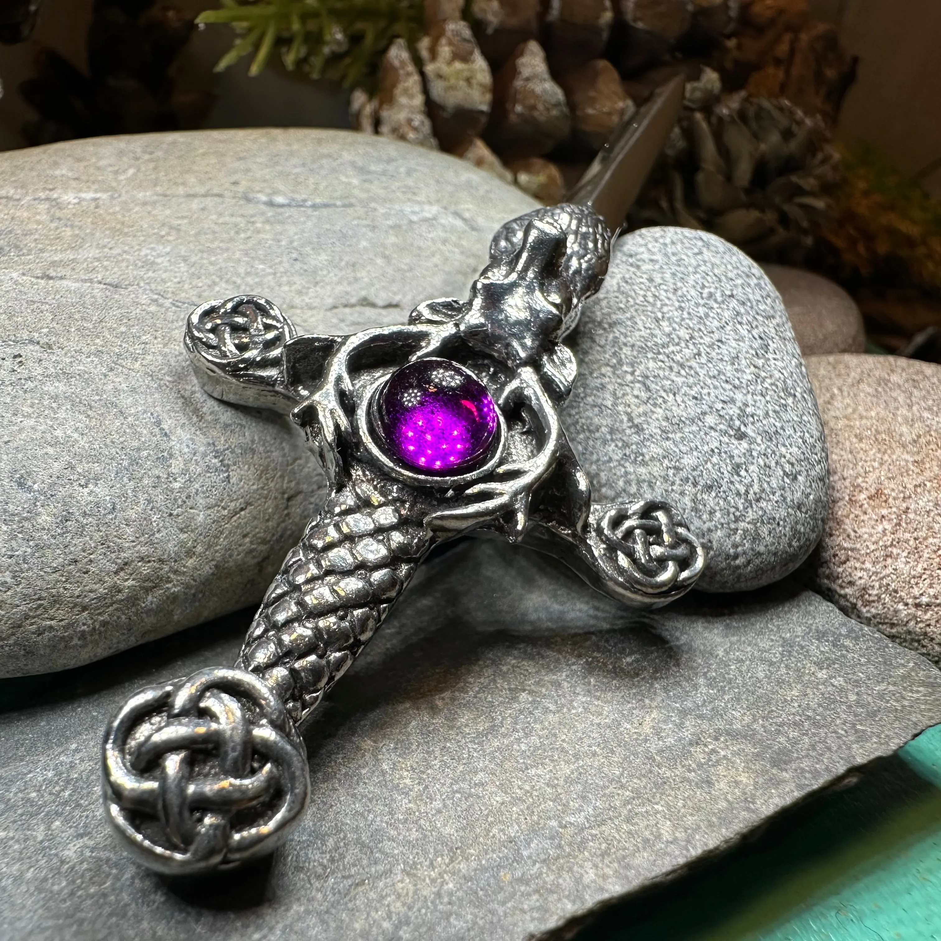 Stag Sword Kilt Pin