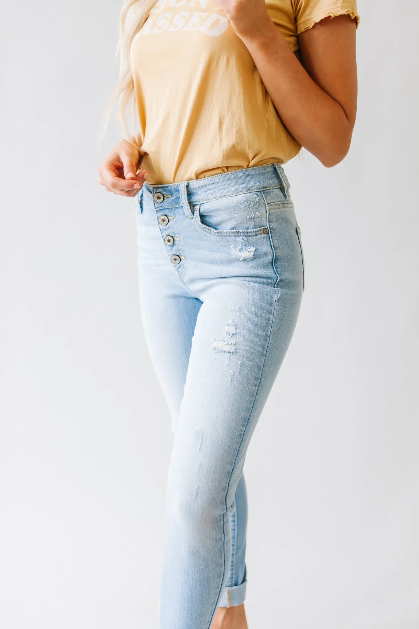 Stand Up Kancan High Rise 4 Button Skinny