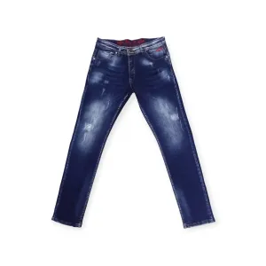 Stefano R Men's Jeans Dark Blue
