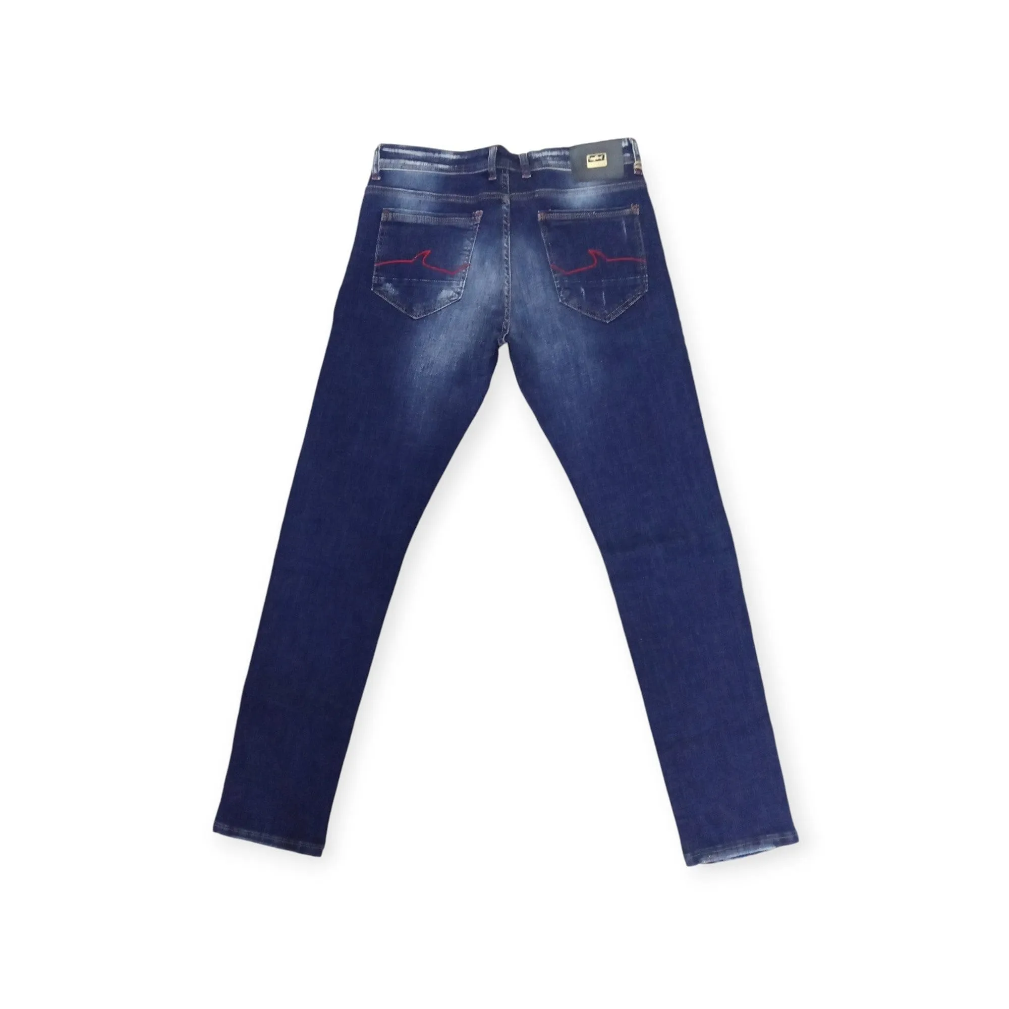 Stefano R Men's Jeans Dark Blue