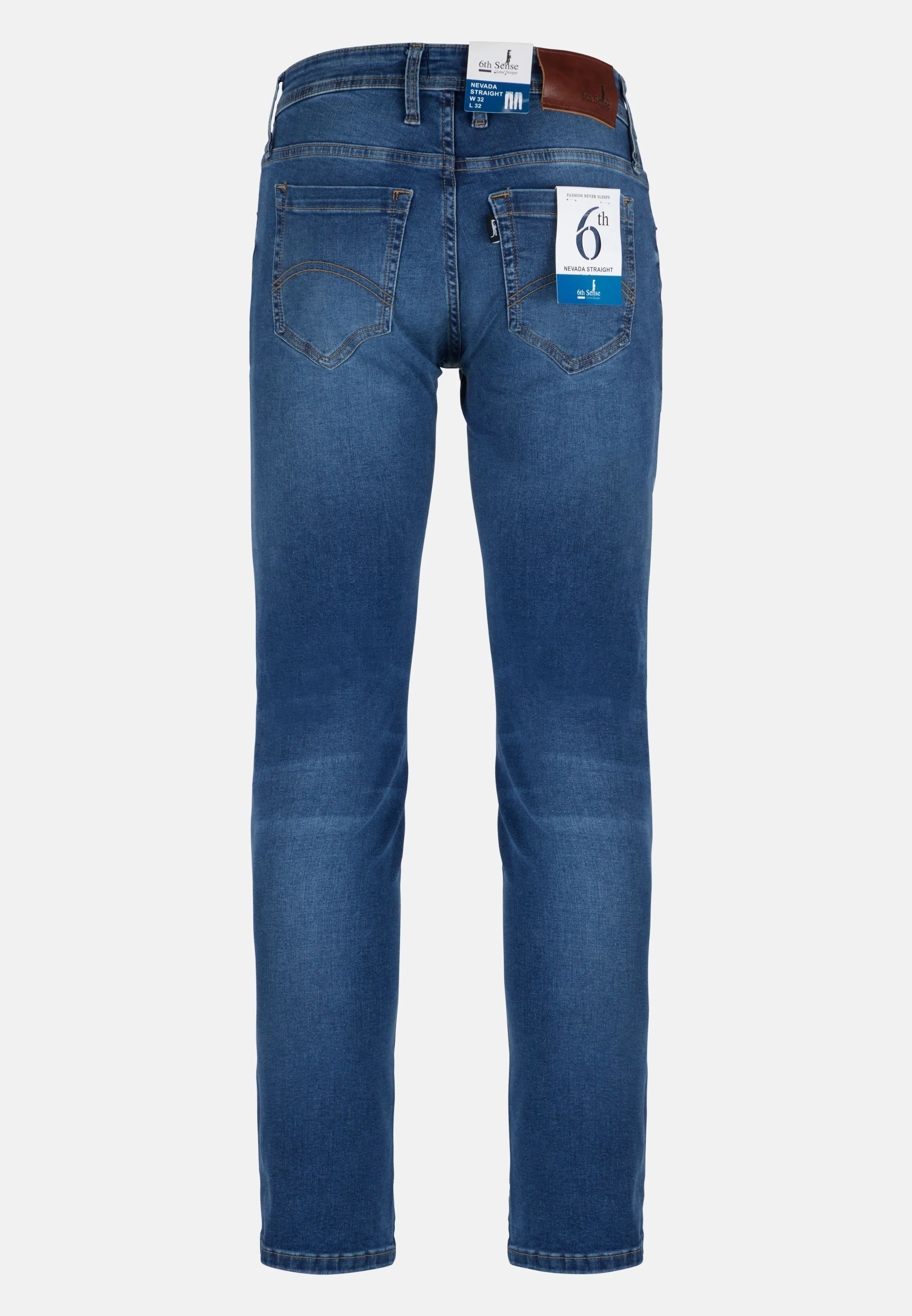 Straight Leg Jeans | Nevada | Light Wash