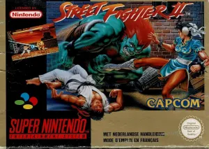 Street Fighter 2 i æske (NOE m. kosmetiske fejl)