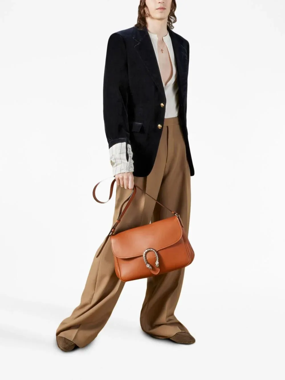 Stretch Cotton Velvet Formal Jacket