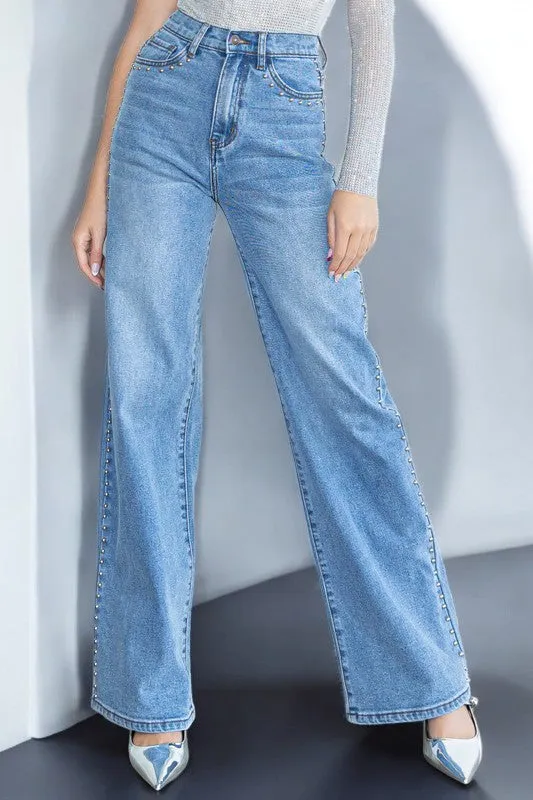 Stud Me Straight Jeans