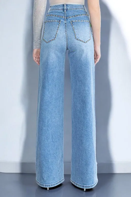 Stud Me Straight Jeans