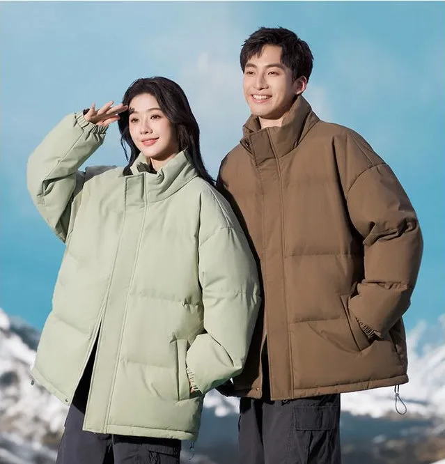 Stylish Relaxed-Fit Puffer Jacket Ideal for Cold Weather