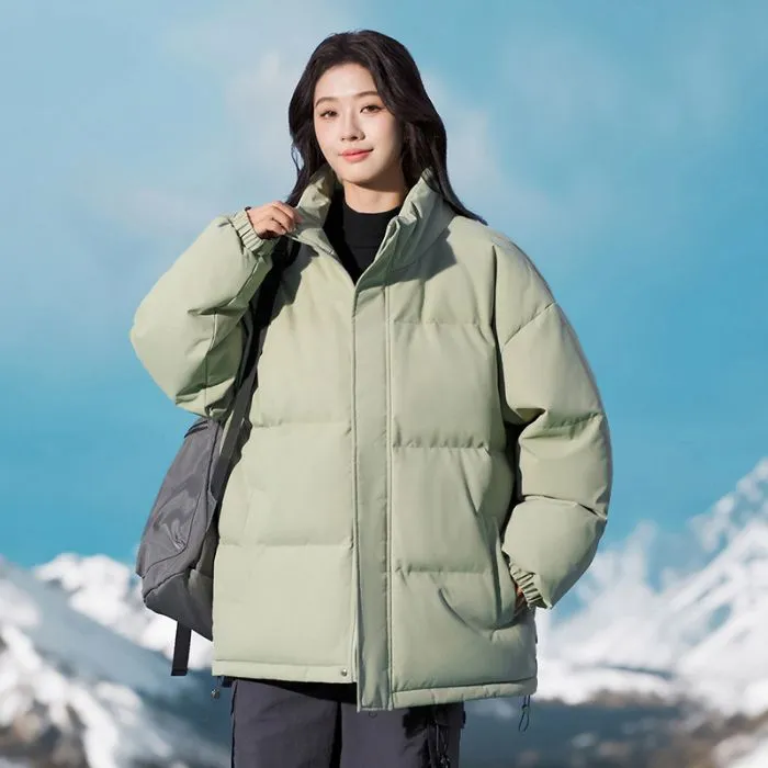 Stylish Relaxed-Fit Puffer Jacket Ideal for Cold Weather