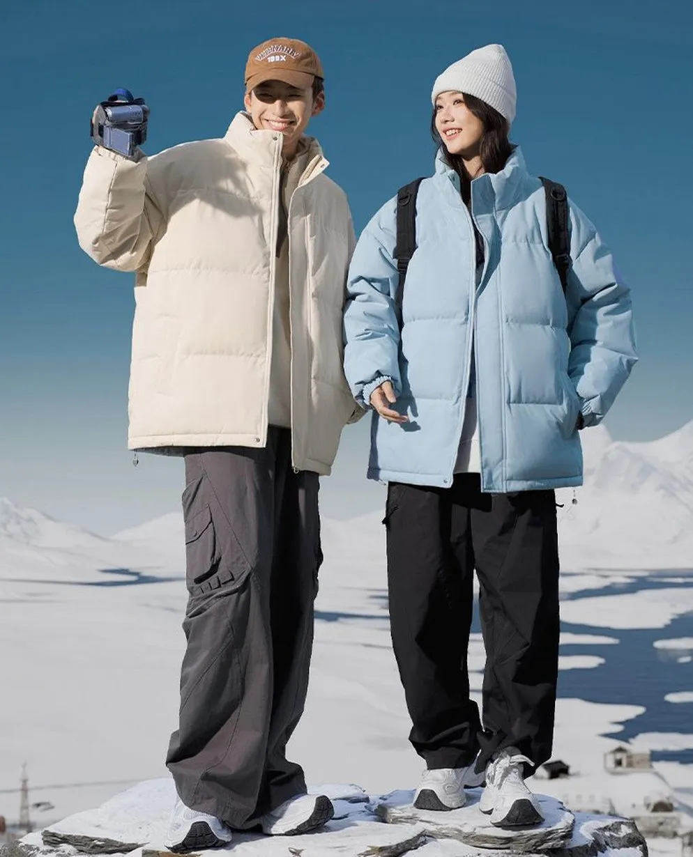 Stylish Relaxed-Fit Puffer Jacket Ideal for Cold Weather