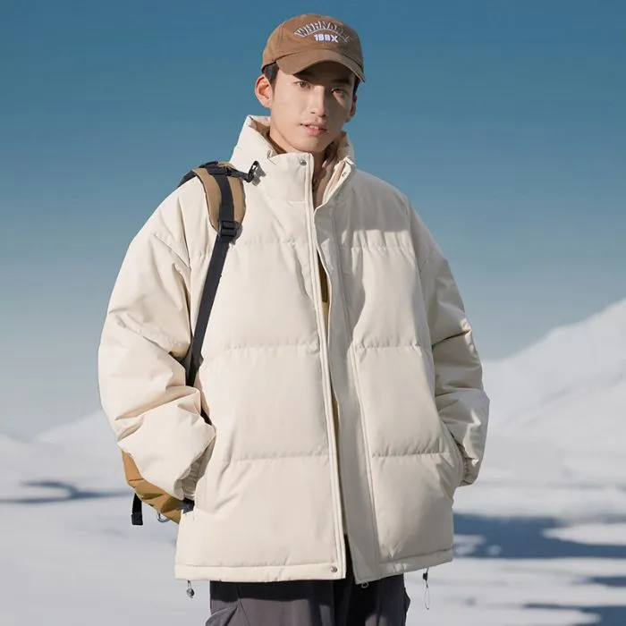 Stylish Relaxed-Fit Puffer Jacket Ideal for Cold Weather