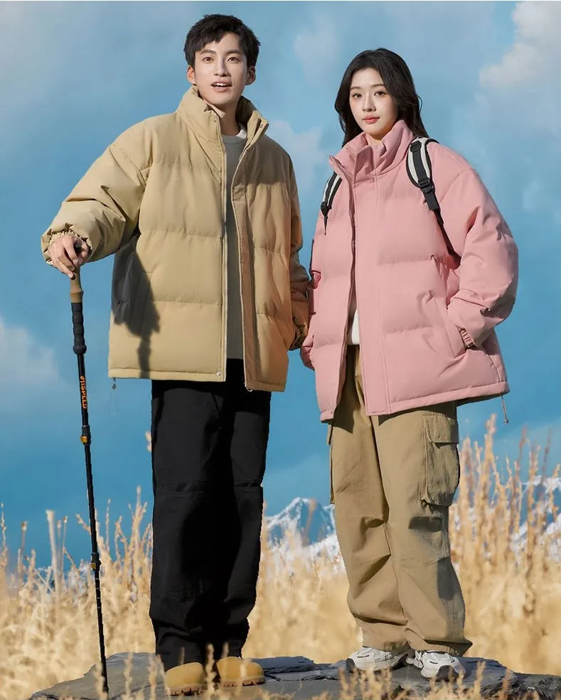 Stylish Relaxed-Fit Puffer Jacket Ideal for Cold Weather