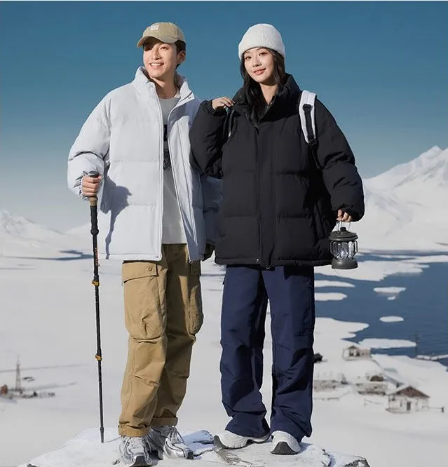 Stylish Relaxed-Fit Puffer Jacket Ideal for Cold Weather