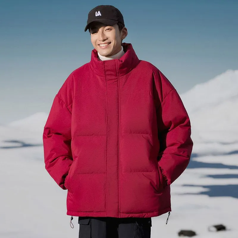 Stylish Relaxed-Fit Puffer Jacket Ideal for Cold Weather