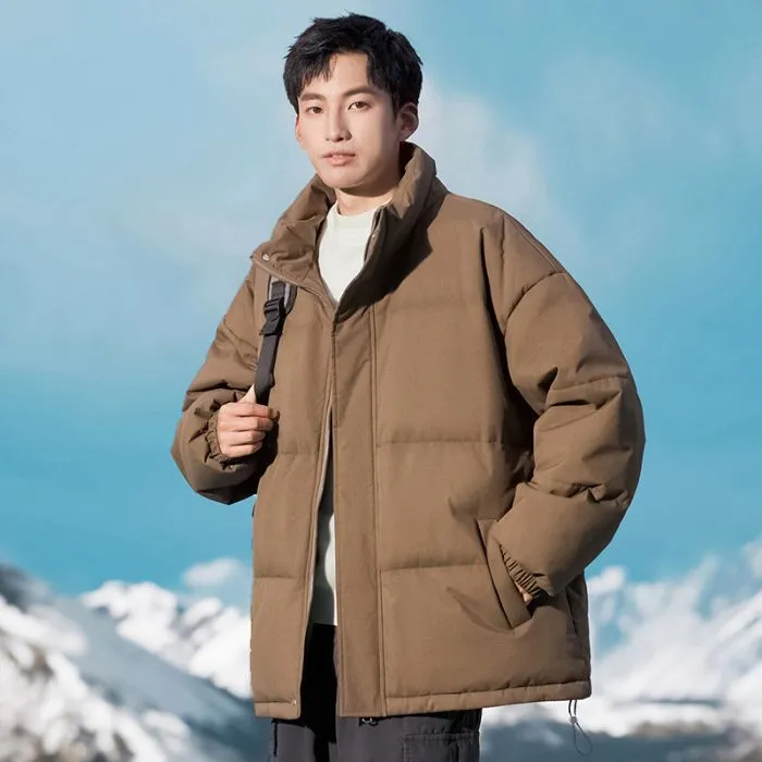 Stylish Relaxed-Fit Puffer Jacket Ideal for Cold Weather