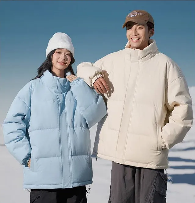 Stylish Relaxed-Fit Puffer Jacket Ideal for Cold Weather