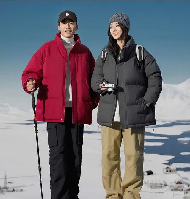 Stylish Relaxed-Fit Puffer Jacket Ideal for Cold Weather