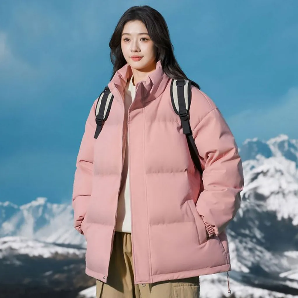Stylish Relaxed-Fit Puffer Jacket Ideal for Cold Weather