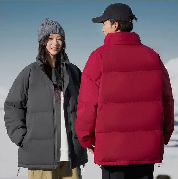 Stylish Relaxed-Fit Puffer Jacket Ideal for Cold Weather
