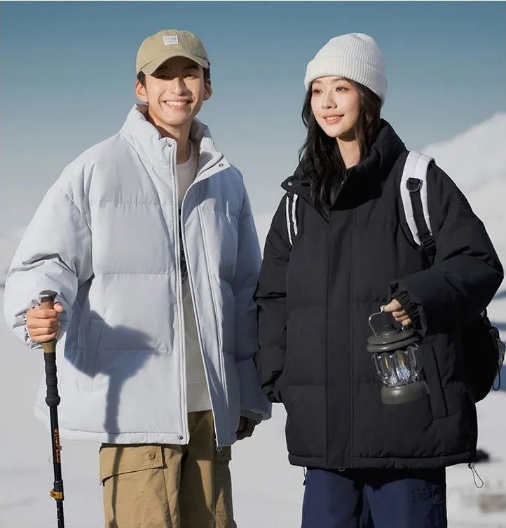 Stylish Relaxed-Fit Puffer Jacket Ideal for Cold Weather