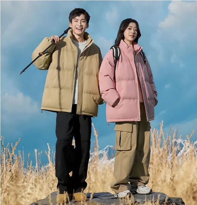 Stylish Relaxed-Fit Puffer Jacket Ideal for Cold Weather