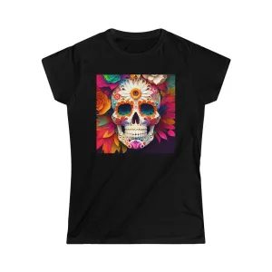 Sugar Skulls 2 - Women's Softstyle Tee