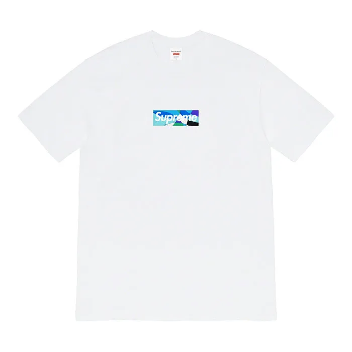 Supreme®/Emilio Pucci® Box Logo Tee- White/Blue