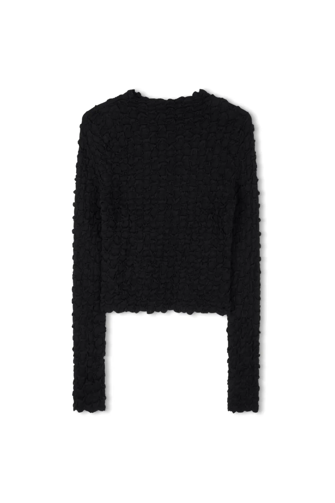 Suvi High Neck Top - Black