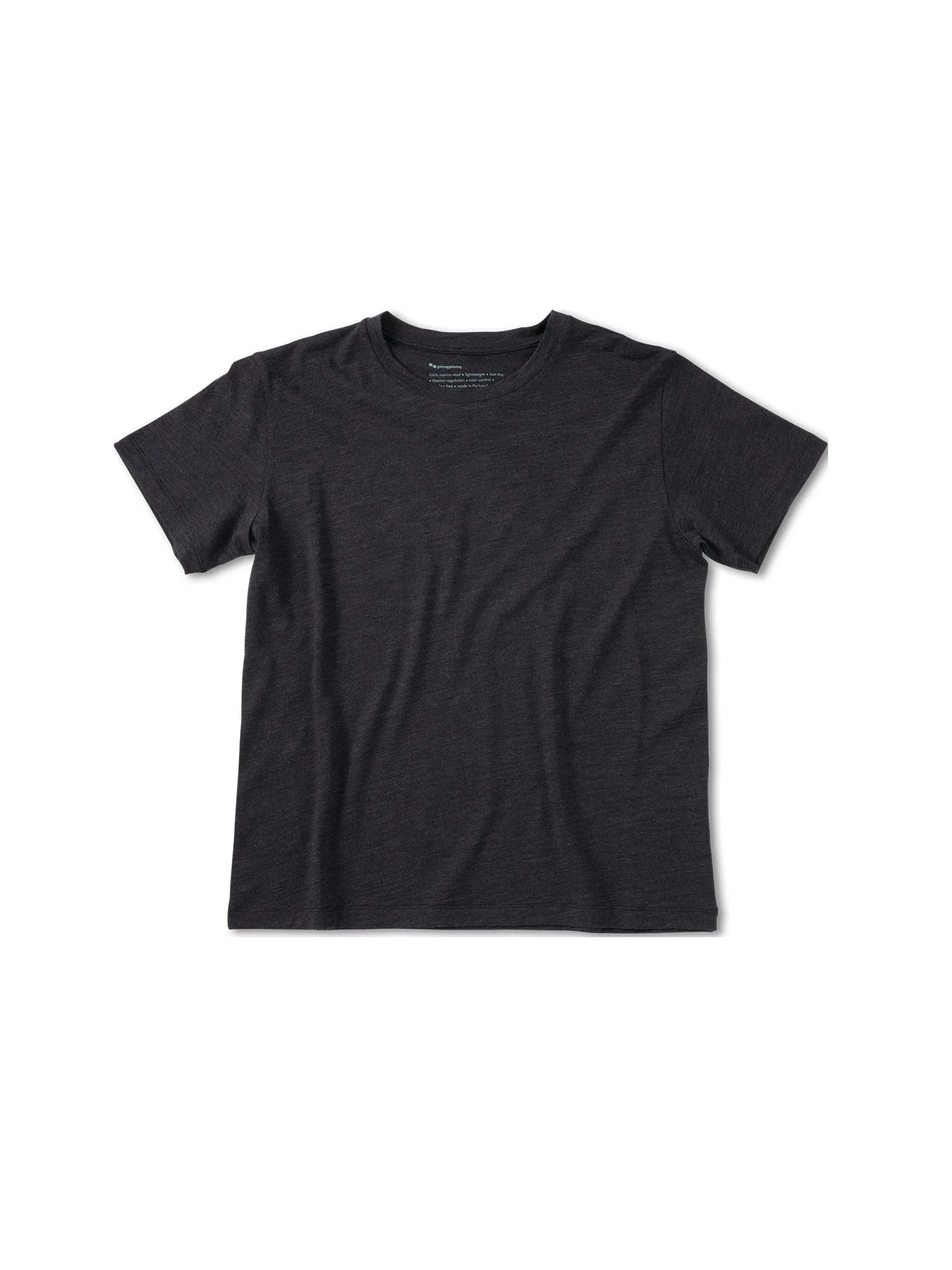 T-Shirt Merino - Dark Grey Melange (Female)