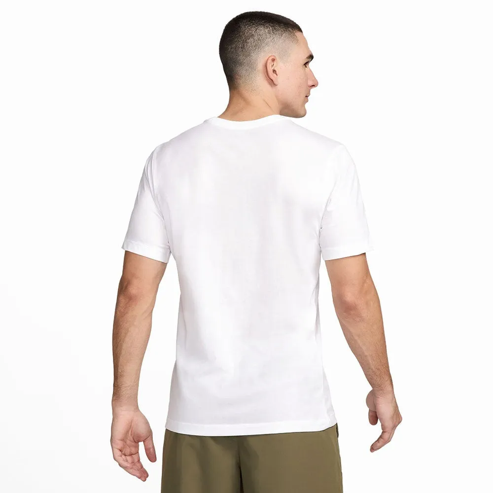 T SHIRT NIKE ATHLETE DRY-FIT MAGLIA SPORTSWEAR UOMO BIANCA WORKOUT