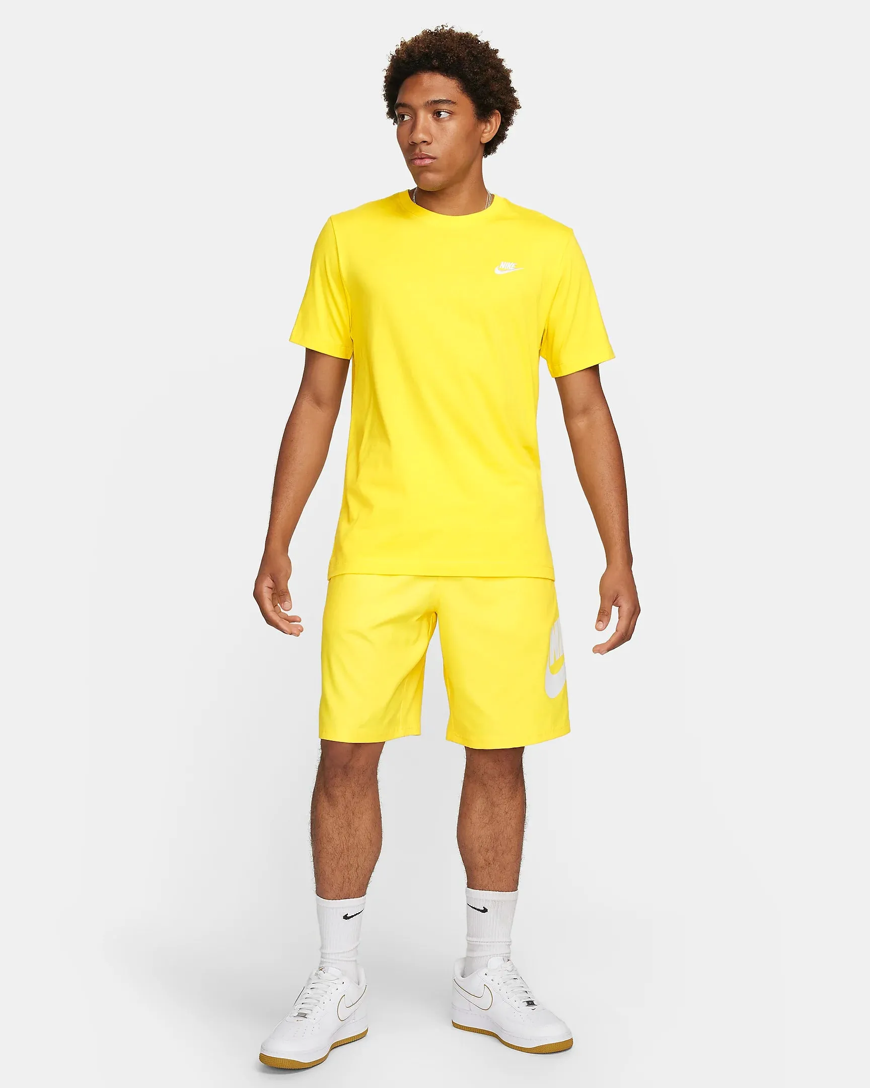 T SHIRT NIKE DRY-FIT MAGLIA SPORTSWEAR UOMO CLASSIC GIALLA o VERDE