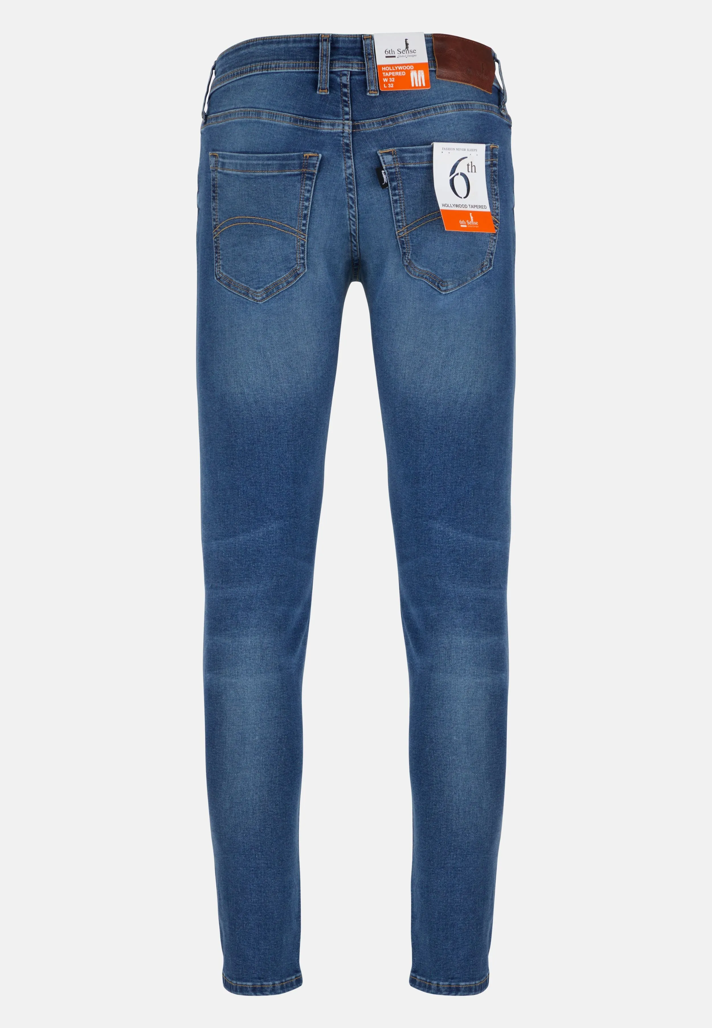 Tapered straight-leg Jeans | Hollywood | Light Wash