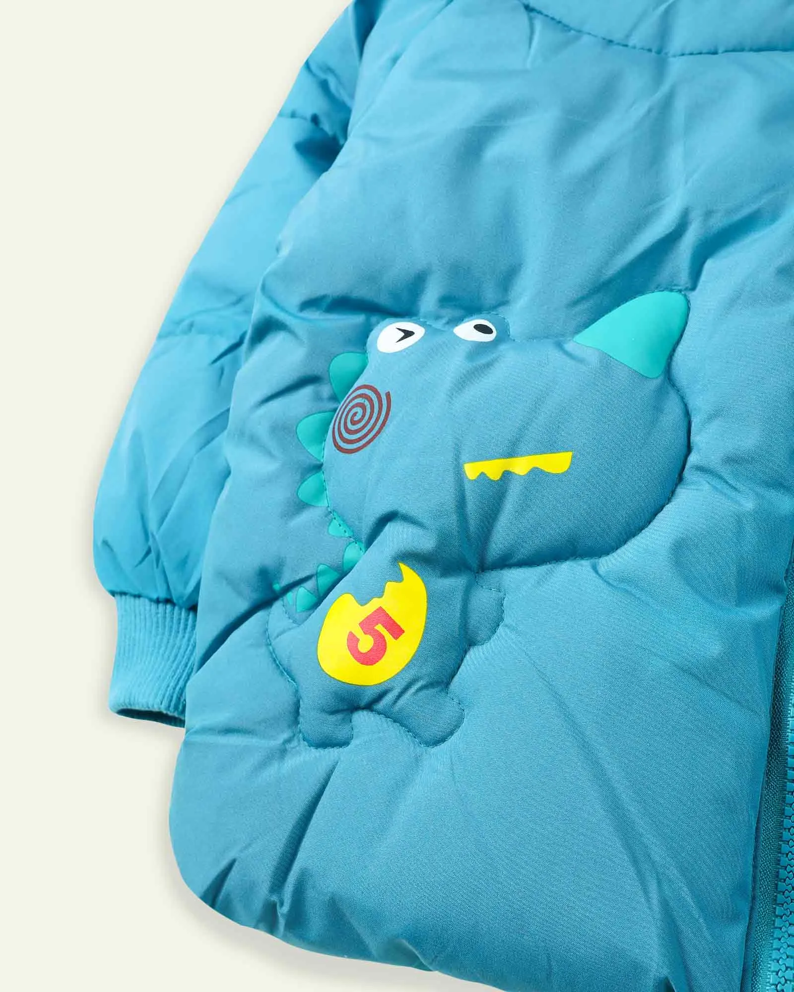 Teal Dinosaur Jacket