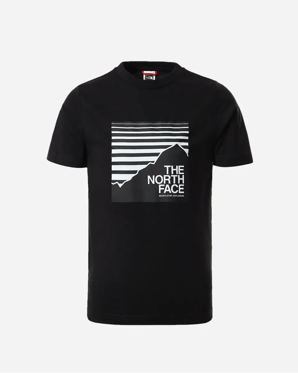 Teens Box Tee - Black Stripe