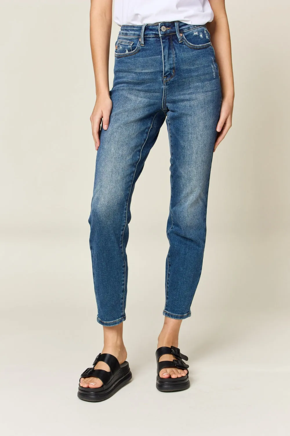 The Anderson- Tummy Control Slim Judy Blue Jeans