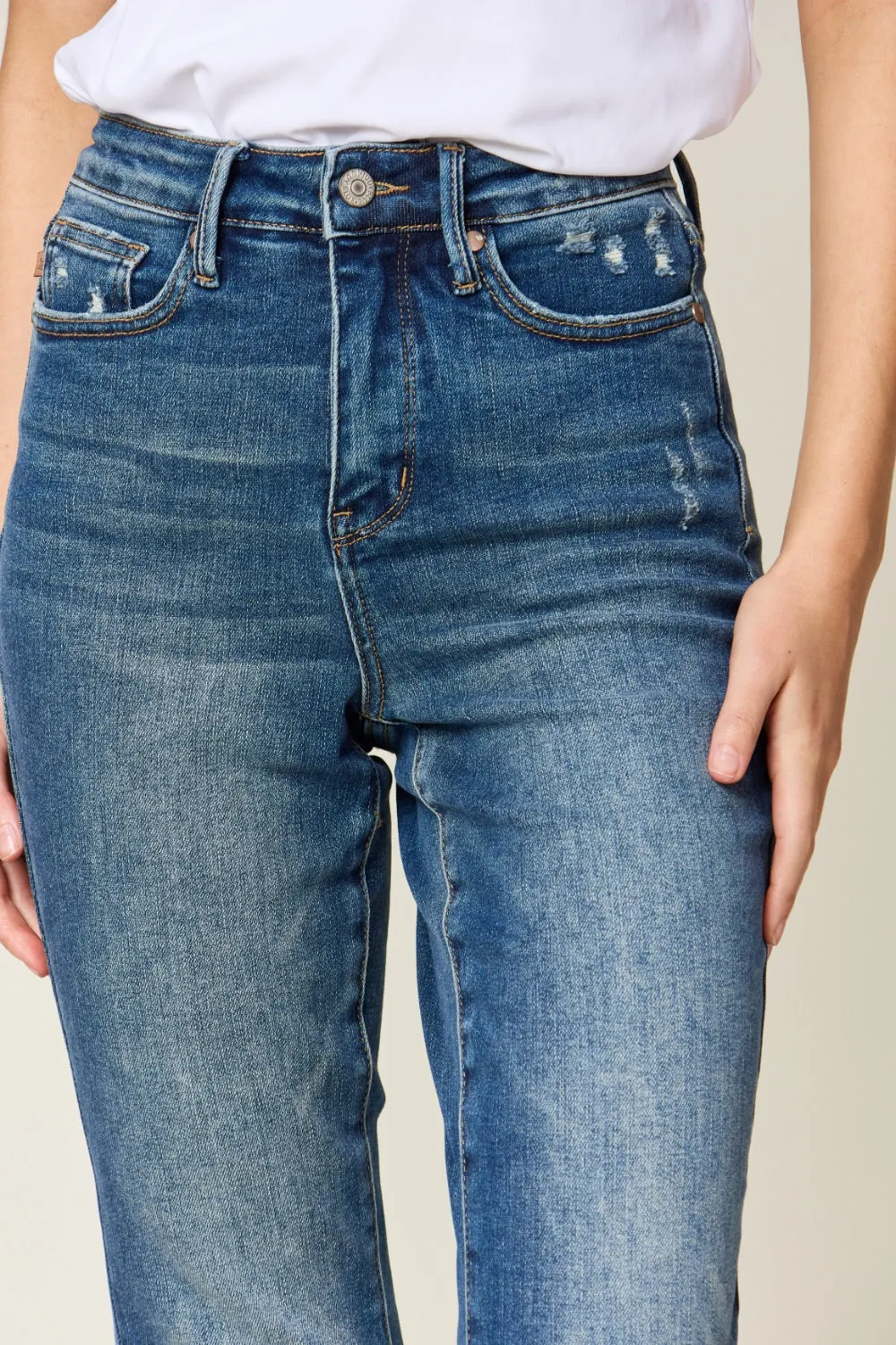 The Anderson- Tummy Control Slim Judy Blue Jeans