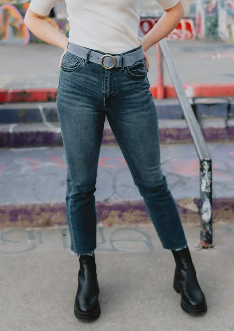 The Marlow Cropped Demi Flare Denim - Muse