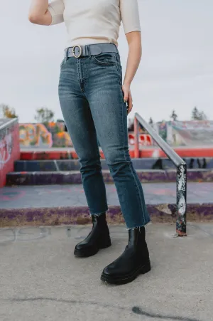 The Marlow Cropped Demi Flare Denim - Muse