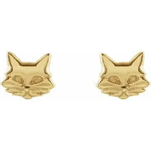 Tiny Cat Earrings 87359