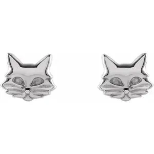 Tiny Cat Earrings 87359