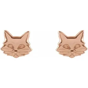 Tiny Cat Earrings 87359