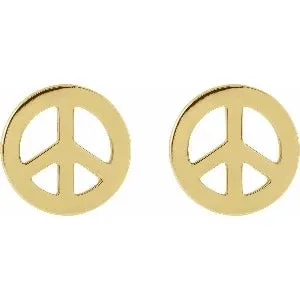Tiny Peace Earrings 87339