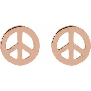Tiny Peace Earrings 87339