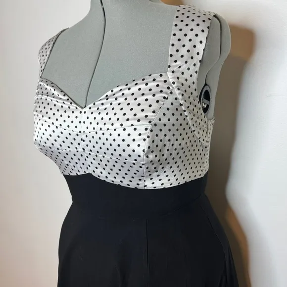 Torrid Pin-Up Black and White Dress