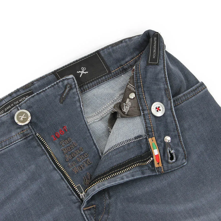 Tramarossa - Leonardo Slim SOI21 Jeans in Grey Wash
