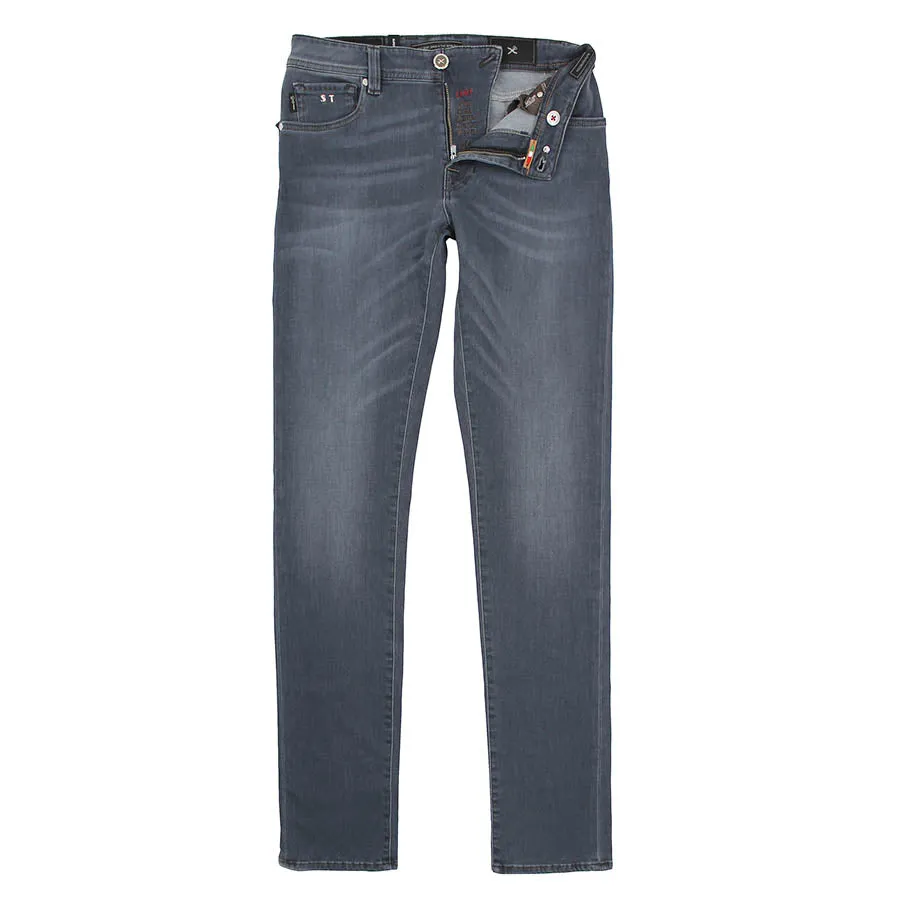 Tramarossa - Leonardo Slim SOI21 Jeans in Grey Wash
