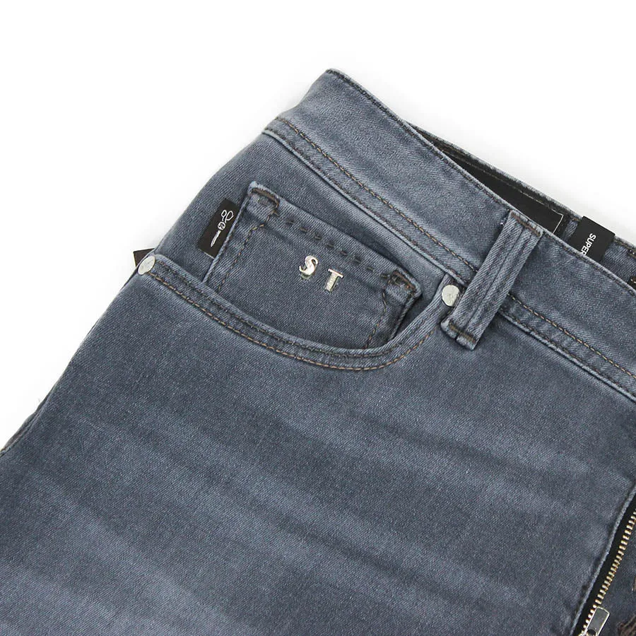 Tramarossa - Leonardo Slim SOI21 Jeans in Grey Wash